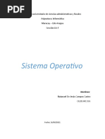 Sistema Operativo