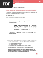 ¿Cómo Comunicarse de Forma Respetuosa en Prepa en Línea-SEP?