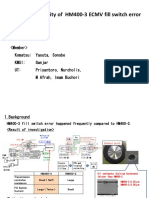 Improvement Activity of HM400-3 ECMV Fill Switch Error