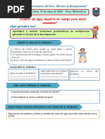 Cuanto de Agua Necesita Mi Cuerpo para Estar Saludable-Matemática