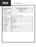 Knowledge Enrichment: Chapter Activity - Part 1