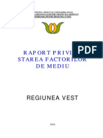 Starea Mediului .Reg Vest