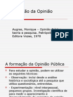 A Formação Da Opinião Pública