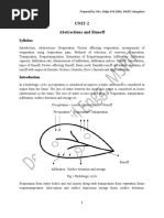 UNIT-2 Abstactions and Runoff