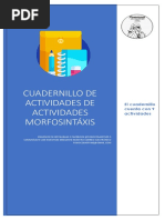 Cuadernillo de Actividades Morfosintaxis Uso de Articulos FonoPyme