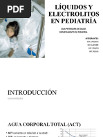 Líquidos y Electrolitos en Pediatría