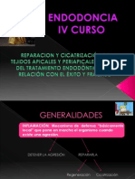 Reparacion y Cicatrizacion de Tejidos Apicales y Periapicales Despues Del TX Endodontico