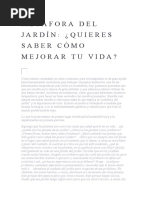 Metafora Del Jardín