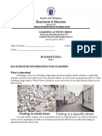 Learning Activity Sheet: Ip Subnetting