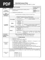 Detailed Lesson Plan: (With Inclusion of The Provisions of Deped Order No. 8, S. 2015)