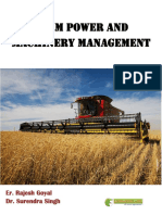 Farm Power and Machinery Management