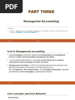 Part III-Managerial Accounting