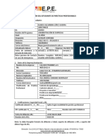 Formato Informe Plan de Formación Del Estudiante para Entregar