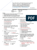 Soal Pengukuran Semester 2