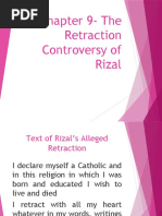 Chapter 9 Retraction of Rizal