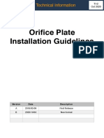 Orifice Plate Installation Guidelines