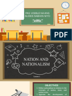 Lesson 2-Nation and Nationalism