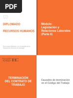 II - Legislación y Relaciones Laborales