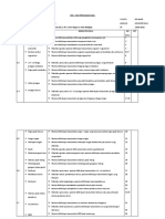 Kisi - Kisi Soal Biologi XI IPA 2021