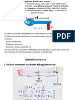 Momento de Una Fuerza o Torque