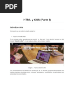 Lectura - HTML y CSS (Parte I)