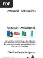 Antitusivos - Antitusígenos