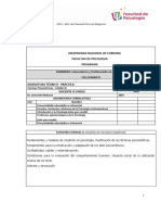 Tecnicas Psicometricas B Programa