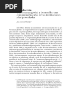 Ocampo, J. A. (Ed) - (2015) Gobernanza Global y Desarrollo