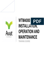 WTM4000 Installation, Operation and Maintenance: Training Course