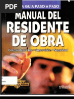 Manual Del Residente de Obra