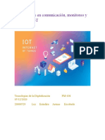 Aplicaciones en Comunicación, Monitoreo y Control de IoT