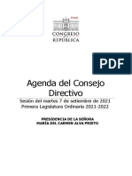 Agenda Consejo Directivo