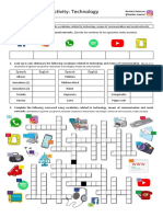 Technology Worksheet Templates Layouts - 126183