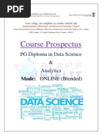 Course Prospectus: PG Diploma in Data Science & Analytics