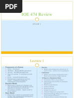 IOE 474 Exam Review2