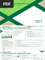 MM Inv Opp Scorecard HQ Hot Rolled Coil Production Plant