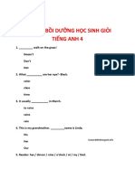 100 CÂU BỒI DƯỠNG HỌC SINH GIỎI TIẾNG ANH 4 giaoandethitienganh.info