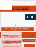 Penyusunan Produk Hukum Desa