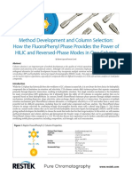 Method Development and Column Selection: How The Fluorophenyl Phase Provides The Power of Hilic and Reversed-Phase Modes in One Column