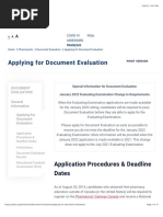 Applying For Document Evaluation - PEBC