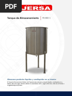 Jersa Tanques de Proceso Con Agitador Ficha Tecnica Del Tanque de Almacenamiento 836073