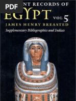 BREASTED, James H. - Ancient Records of Egypt - Vol. 5 - Supplementary Bibliographies and Indices