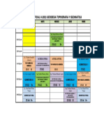 Horario II 2021