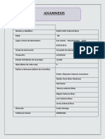 Prueba de Anamnesis - Test Cattel - Informe Psicologico