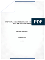 Propuestas para La Reactivación Económica y La Industrializacion de Bolivia 2.0