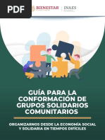 Guia para La Conformaci N de Grupos Solidarios Comunitarios