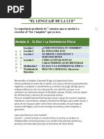 Curso El Lenguaje de La Luz Modulo 2