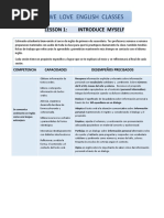 TAREA DE INGLES. 1er Dia.