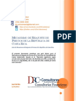 COSTA RICA Guia de Mecanismo de Reajuste de Precios de La Republica de Costa Rica