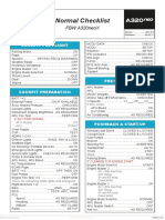 Normal Checklist: FBW A320Neox